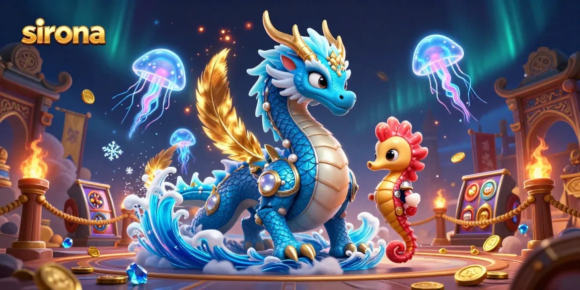 Engage with gaming excitement at sirona, where the azure water dragon leads a vibrant casino adventure.