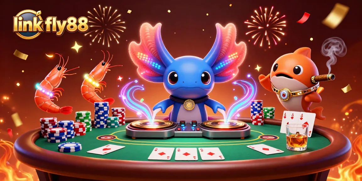 Spin the wheel of fortune in style with link fly88, featuring fun casino elements and vibrant characters.
