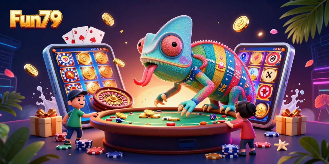 Engage in thrilling slots and casino games with Fun79's vibrant, lively experience.