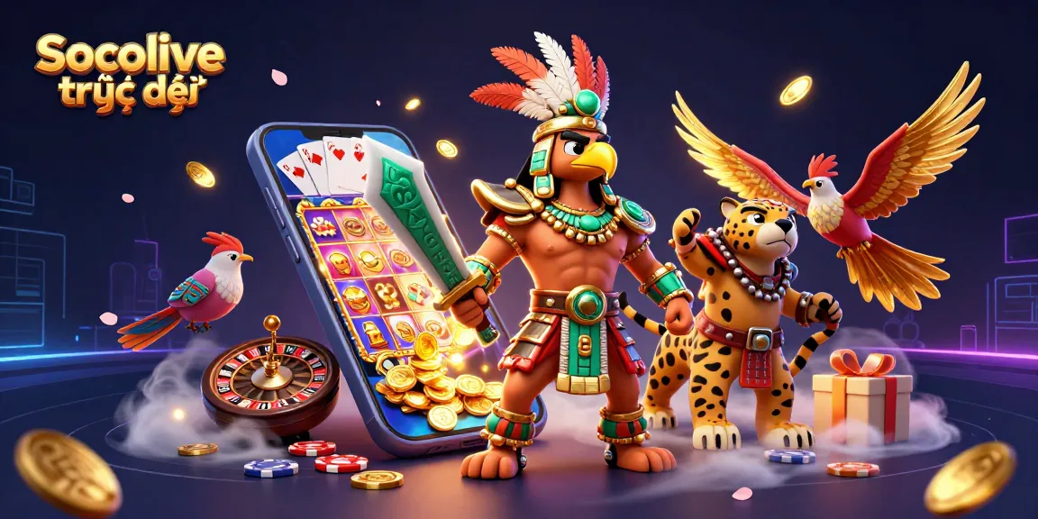Spin thrilling games on Socolive trực tiếp with vibrant slot visuals and active gameplay.