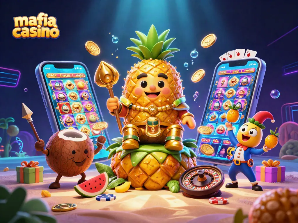 Engage in thrilling gameplay at mafia casinò with vibrant 3D characters and dynamic casino elements.